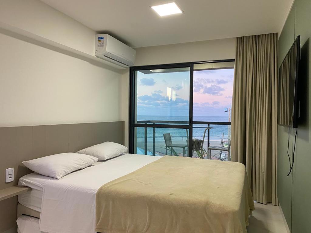 Flat Beira Mar Com Varanda Em Pôrto das Galinhas المظهر الخارجي الصورة